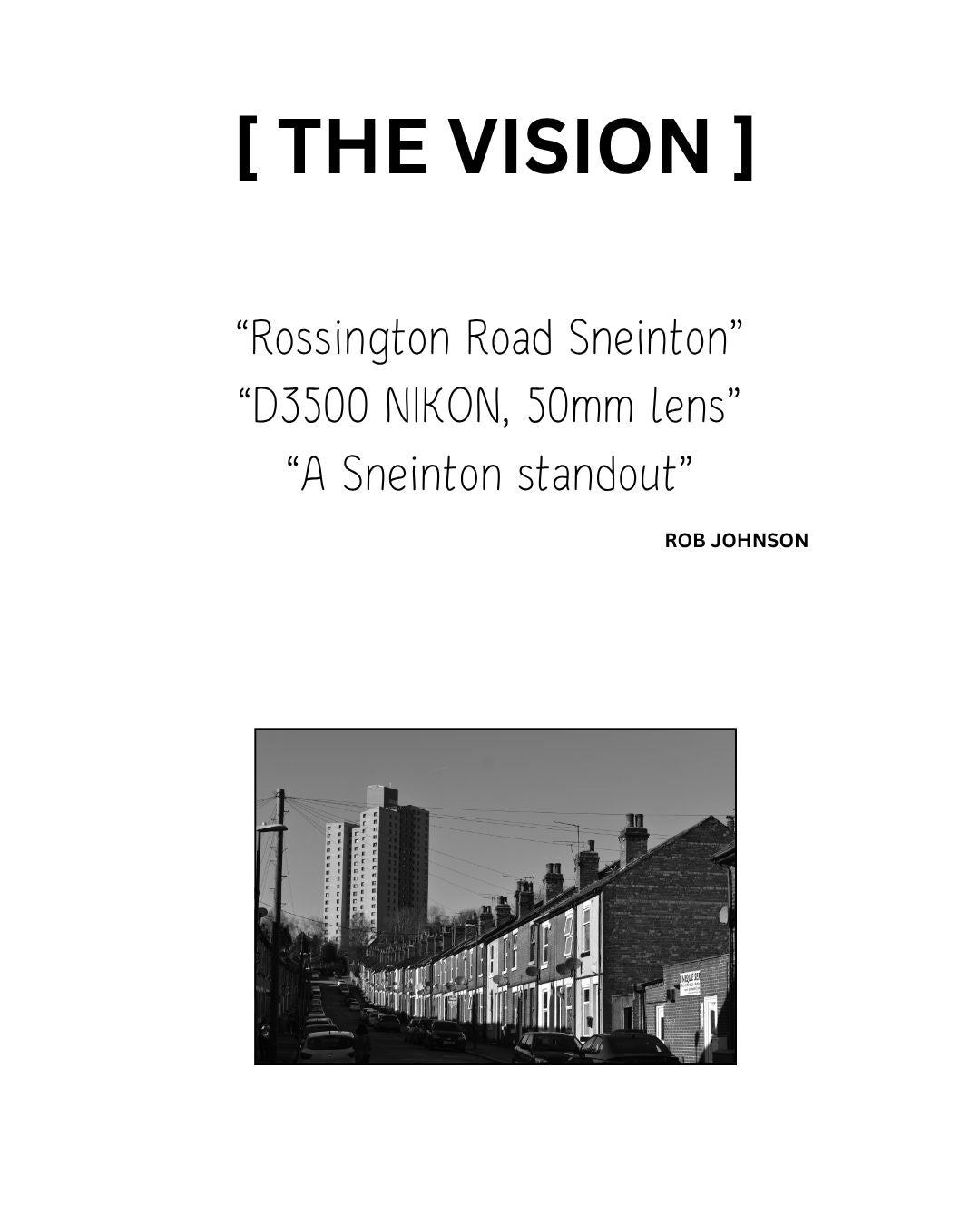 "SNEINTON".NOTTINGHAM